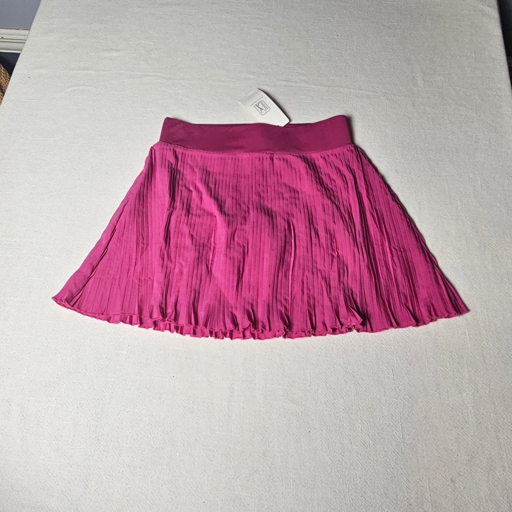Garb PGA Tour Girls Ruby Skort Pink Pleated Golf Tennis Skirt XL Age 11-12